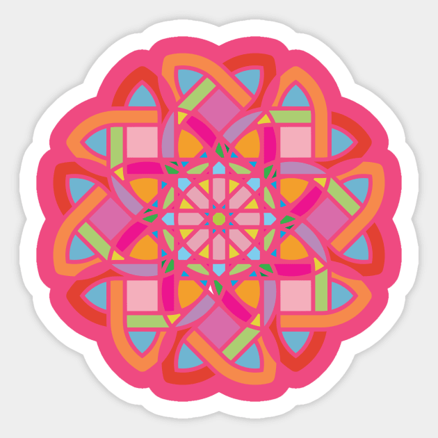 Mindfulness Pattern Sticker by AlternativeEye